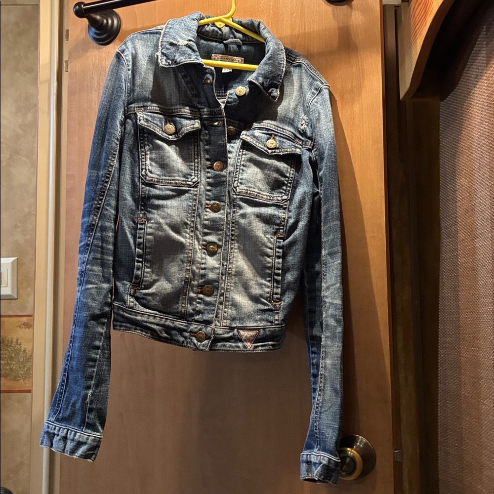 Guess Blue Denim Jean Jacket